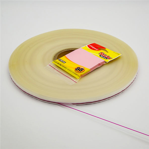 HDPE bikoitza berrerabiltzeko poltsa zinta itsasgarria